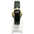 Omega De Ville Vintage Men's Gold Leather Watch Medium Solid Gold Date Original Green - view 9
