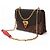 Louis Vuitton Borsa a Spalla Saint Placid in Tela Monogram Nero - vista 2