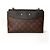 Louis Vuitton Borsa a Spalla Saint Placid in Tela Monogram Nero - vista 3
