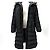 Chaqueta larga de plumón Moncler Chloe Castaño - vista 3