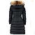Chaqueta larga de plumón Moncler Chloe Castaño - vista 6