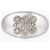 Roger Vivier Clip per capelli a fiore di cristallo Argento - vista 2