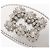 Roger Vivier Clip per capelli a fiore di cristallo Argento - vista 4