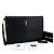 Saint Laurent Clutch trapuntata da donna nera Nero