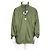 Prada Giacca in nylon da uomo con logo triangle kaki Marrone