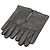 Louis Vuitton Monogram Shadow Handschuhe Lederhandschuhe für Herren Schwarz - Ansicht 2