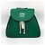 Hermès Canvas Tote Bag Green Vintage Grün
