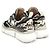 Chloé SONNIE Low Top Damensneaker aus Kalbsleder mit Eidechsenmuster Mehrfarben - Ansicht 5