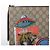 Gucci Borsa a tracolla GG Supreme Canvas con patch Courier Multicolore - vista 3