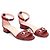 Gucci Riemchen-Sandalen mit Horsebit Rot - Ansicht 3