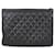 Chanel Clutch Caviar Boy Medium Nero  - vista 2