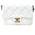Chanel La mia mini borsa a tracolla decorata con perle perfette Bianco