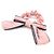 Chanel Scrunchie de cinta de seda para mujer, diadema de temporada Roja - vista 2