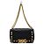 Moschino Borsa a tracolla con catena dorata Nero