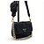 Prada Bolsa de ombro acolchoada com corrente Crossbody Black Preto