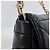 Prada Bolsa de ombro acolchoada com corrente Crossbody Black Preto - vista 12
