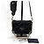 Prada Bolsa de ombro acolchoada com corrente Crossbody Black Preto - vista 2