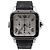 Relógio Santos de Cartier XL Chronograph Automatic Masculino com Pulseira de Couro