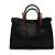 Fendi Piccola borsa tote e borsa a tracolla Peekaboo X-Tote in pelle nera Nero