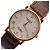 Rolex Relógio Jubilee Roman Manual Masculino com Pulseira de Couro Amarelo - vista 2