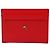 Burberry Roter Unisex-Kartenhalter mit TB-Logo, vergoldet