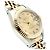 Rolex Datejust Small Ladies' Combi Aftersetting Diamond Uhr Golden - Ansicht 11