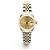 Rolex Datejust Small Ladies' Combi Aftersetting Diamond Uhr Golden - Ansicht 16
