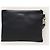 Gucci Clutch in pelle con tracolla logo Web nero - vista 5