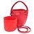 Céline Borsa Tote Nano Bucket e Borsa a Spalla Rosso - vista 18