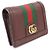 Gucci Ophidia Kartenetui aus Leder in Burgundy Rot - Ansicht 2