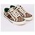 Gucci Weiße Damen-Sneaker mit Interlocking-Logo Braun - Ansicht 4