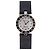 Bulgari Relógio de couro feminino em aço e quartzo Multicor