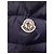 Moncler Navy Badge Cluny Steppjacke mit Waschbärfell Blau - Ansicht 3