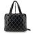 Chanel Borsa Tote Wild Stitch Gold Chain Nero - vista 4
