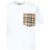 Burberry Camiseta de algodón a cuadros con bolsillo Blanco - vista 4