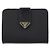 Prada Cartera de cuero con logo