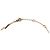 Céline Collana lunga Folk Fringe in ottone con finitura dorata - vista 5