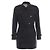 Burberry Il Short Wimbledon Trench Coat Nero