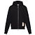 Burberry Moletom com capuz Check Label em algodão com zíper - vista 3