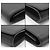 Saint Laurent Clutch Belture in pelle nera Nero - vista 8