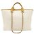 Chanel Borsa Tote Large Deauville e Borsa a Spalla Giallo - vista 3