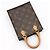 Louis Vuitton Bolsa transversal plana Monogram Petit Sac Marrom - vista 3