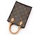 Louis Vuitton Bolsa transversal plana Monogram Petit Sac Marrom - vista 4