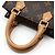 Louis Vuitton Bolsa transversal plana Monogram Petit Sac Marrom - vista 7
