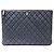 Chanel Clutch in agnello Large Nero