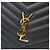 Saint Laurent Clutch matelassé Monogram con finiture dorate Nero - vista 3