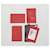 Valentino Clutch Envelope Rockstud Nero  - vista 10