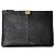 Chanel Clutch Boy Chevron in agnello New Medium Nero