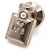 Chanel Set di spille a perno Camellia Gold CC Number Arancione - vista 3