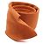 Hermès Orange Check Pattern Silk Men's Tie - view 2